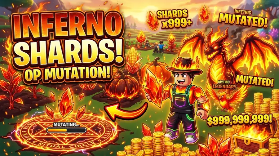 Grow a Garden Inferno Shards Fastest Ways to Farm, Best Uses, and Common Mistakes