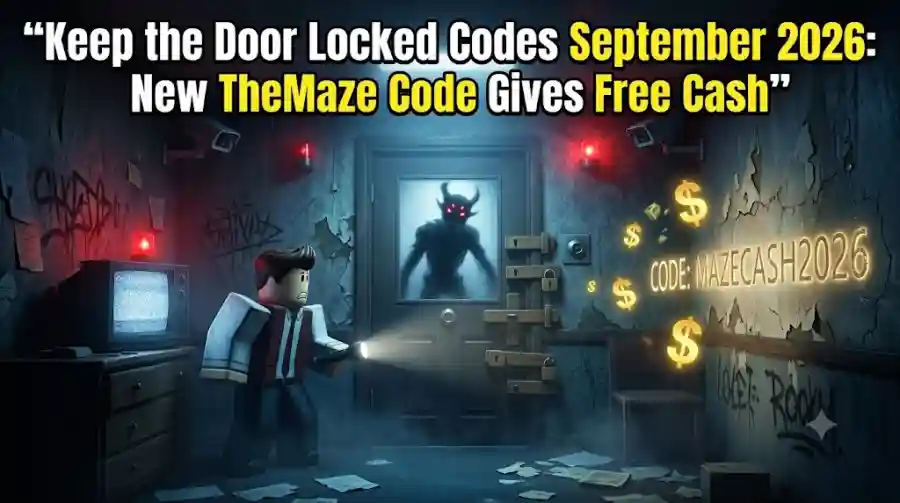 Keep the Door Locked Codes September 2026 New TheMaze Code Gives Free Cash