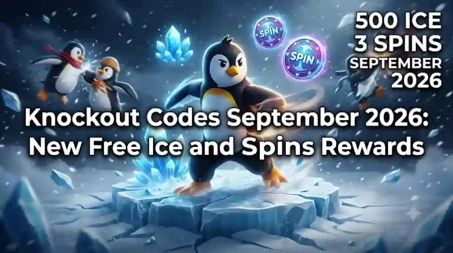 Knockout Codes September 2026 New Free Ice and Spins Rewards