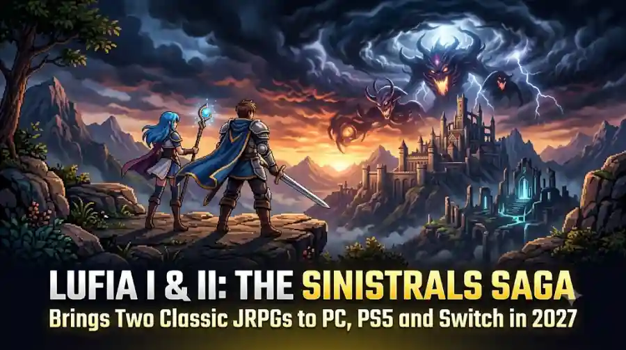 Lufia I & II The Sinistrals Saga Brings Two Classic JRPGs to PC, PS5 and Switch in 2027