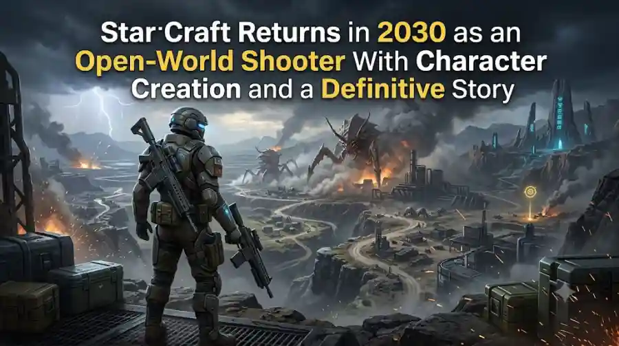 StarCraft Returns in 2030 as an Open-World Shooter With Character Creation and a Definitive Story