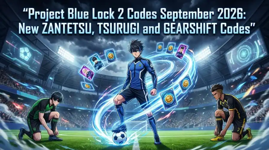 Project Blue Lock 2 Codes September 2026 New ZANTETSU, TSURUGI and GEARSHIFT Codes