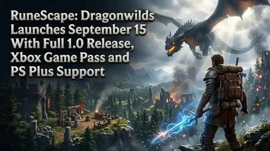 RuneScape Dragonwilds Launches September 15 With Full 1.0 Release, Xbox Game Pass and PS Plus Support