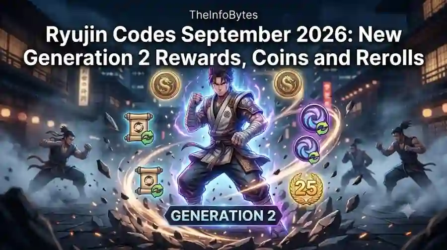Ryujin Codes September 2026 New Generation 2 Rewards, Coins and Rerolls