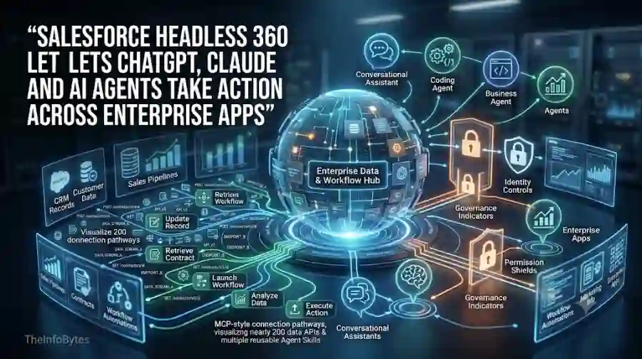 Salesforce Headless 360 Lets ChatGPT, Claude and AI Agents Take Action Across Enterprise Apps