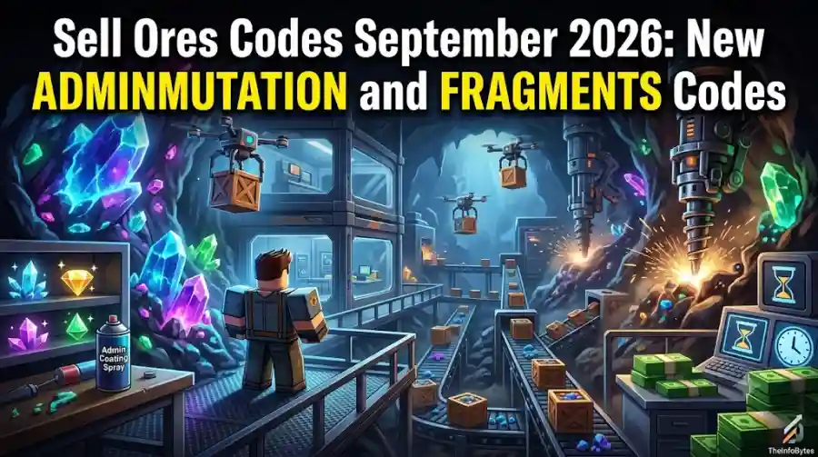 Sell Ores Codes September 2026 New ADMINMUTATION and FRAGMENTS Codes