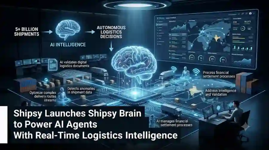 Shipsy Launches Shipsy Brain to Power AI Agents With Real-Time Logistics Intelligence
