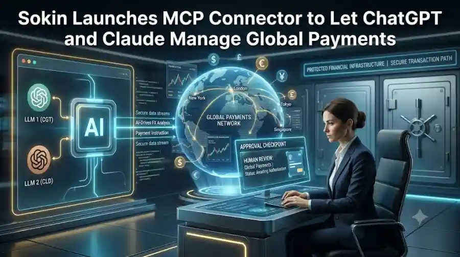 Sokin Launches MCP Connector to Let ChatGPT and Claude Manage Global Payments