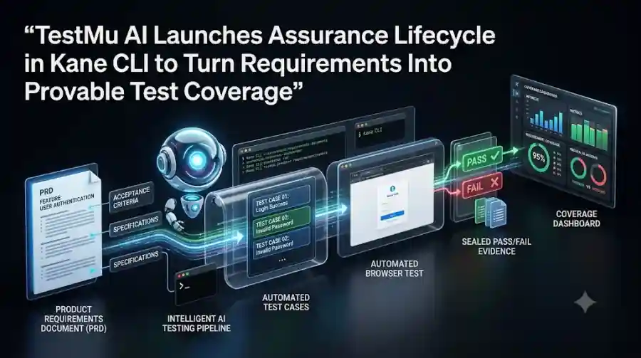 TestMu AI Launches Assurance Lifecycle in Kane CLI to Turn Requirements Into Provable Test Coverage