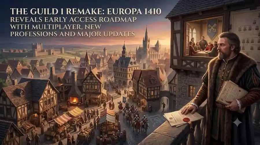 The Guild 1 Remake Europa 1410 Reveals Early Access Roadmap With Multiplayer, New Professions and Major Updates