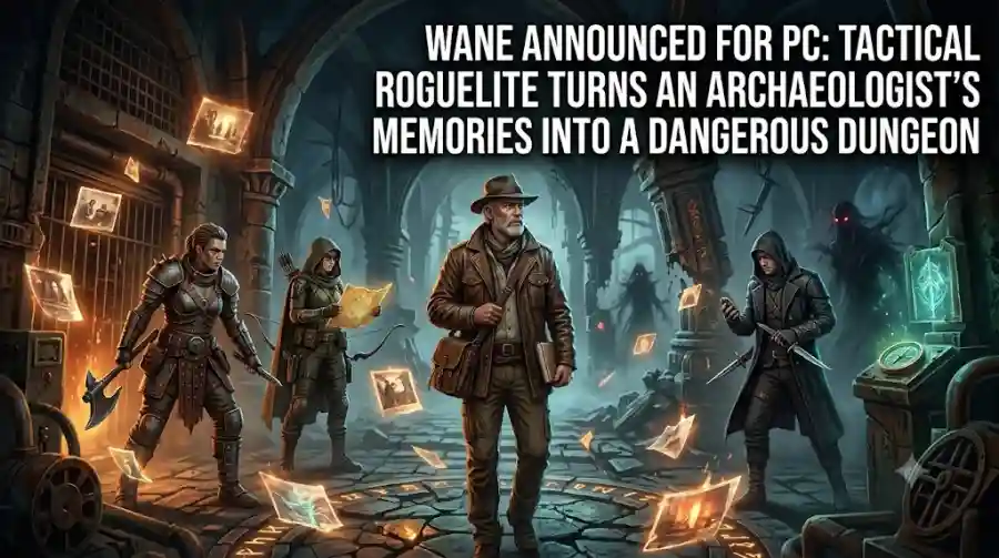 WANE Announced for PC Tactical Roguelite Turns an Archaeologist’s Memories Into a Dangerous Dungeon