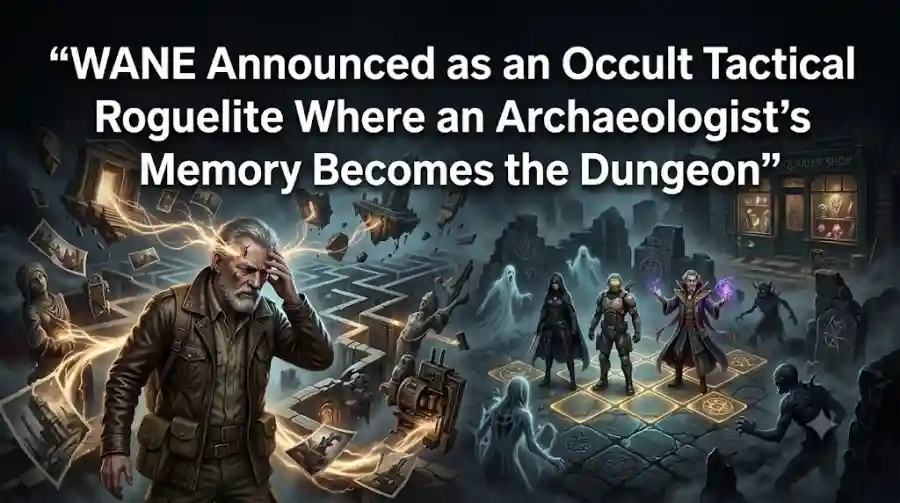 WANE Announced as an Occult Tactical Roguelite Where an Archaeologist’s Memory Becomes the Dungeon