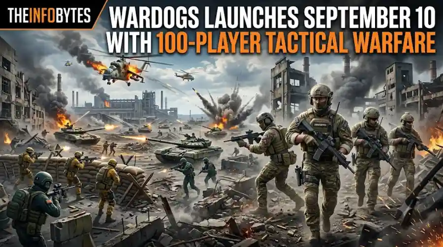 WARDOGS Launches September 10 With 100-Player Tactical Warfare, Destruction and Persistent Cash System