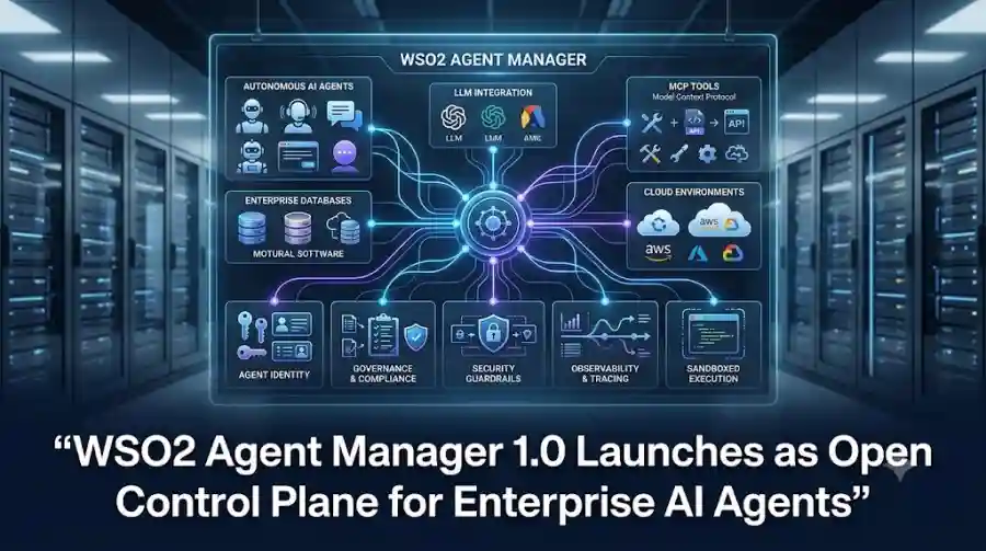 WSO2 Agent Manager 1.0 Launches as Open Control Plane for Enterprise AI Agents