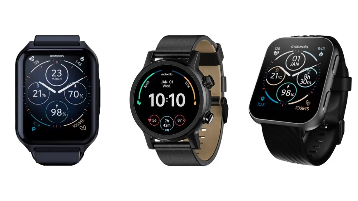 Motorola Moto Watch 70 Released 2023, May 02, 48g, 11mm thickness, Moto Watch OS, Unspecified storage storage, no card slot, 1.69"240x280 pixels, NO,, 355mAh